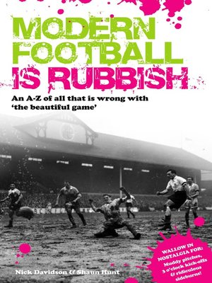 cover image of Modern Football is Rubbish